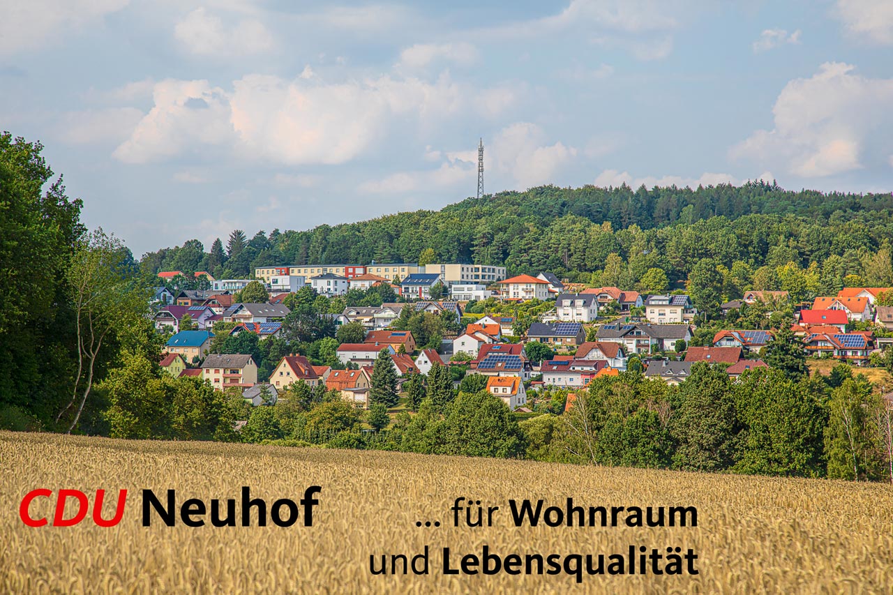 Wohnraum und Lebensqualit&aauml;t in Neuhof